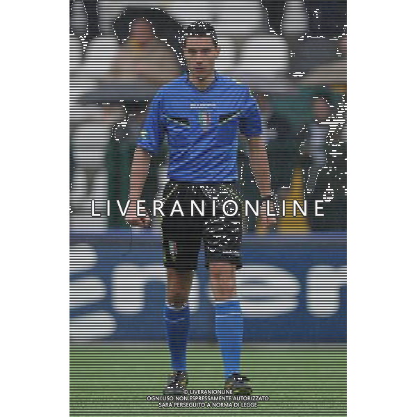 Vercelli 19-01-2014 Stadio Silvio Piola Campionato Lega PRO Prima Divisione girone A - 18Â° giornata Pro Vercelli - Reggiana nella foto l\'arbitro Alessandro Caso di Verona foto Roberto Garavaglia - ag. Aldo Liverani sas
