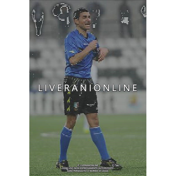 Vercelli 19-01-2014 Stadio Silvio Piola Campionato Lega PRO Prima Divisione girone A - 18Â° giornata Pro Vercelli - Reggiana nella foto l\'arbitro Alessandro Caso di Verona foto Roberto Garavaglia - ag. Aldo Liverani sas