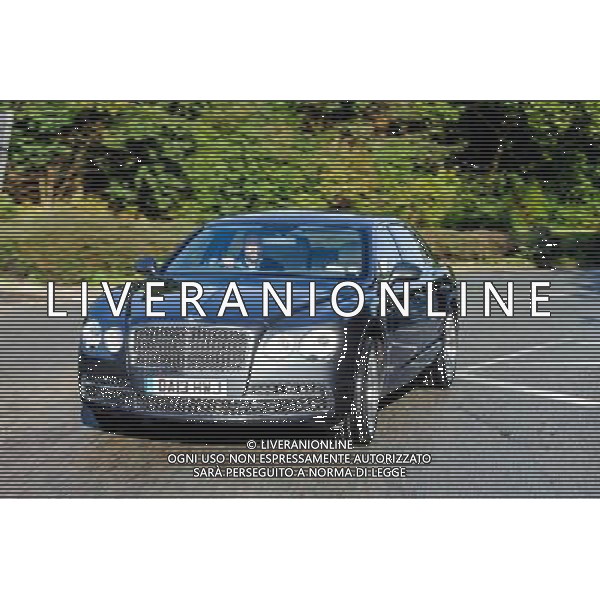 A Bentley Continental Flying Spur seen driving in the English countryside Bentley Flying Spur /Ag. Aldo Liverani s.a.s.-Only Italy-Editorial Use Only