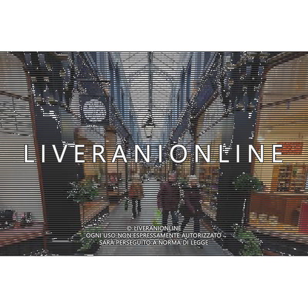Royal arcade shopping centre in cardiff city centre Cardiff City ©Photoshot/Ag. Aldo Liverani s.a.s.-Only Italy-Editorial Use Only