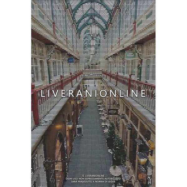 The Castle arcade in cardiff City Centre has well preserved late Victorian Architecture Cardiff City ©Photoshot/Ag. Aldo Liverani s.a.s.-Only Italy-Editorial Use Only