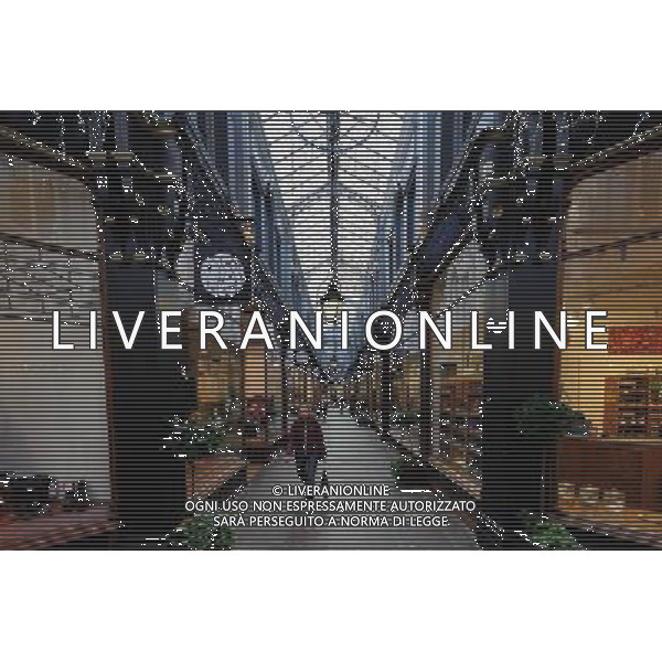 Royal arcade shopping centre in cardiff city centre Cardiff City ©Photoshot/Ag. Aldo Liverani s.a.s.-Only Italy-Editorial Use Only