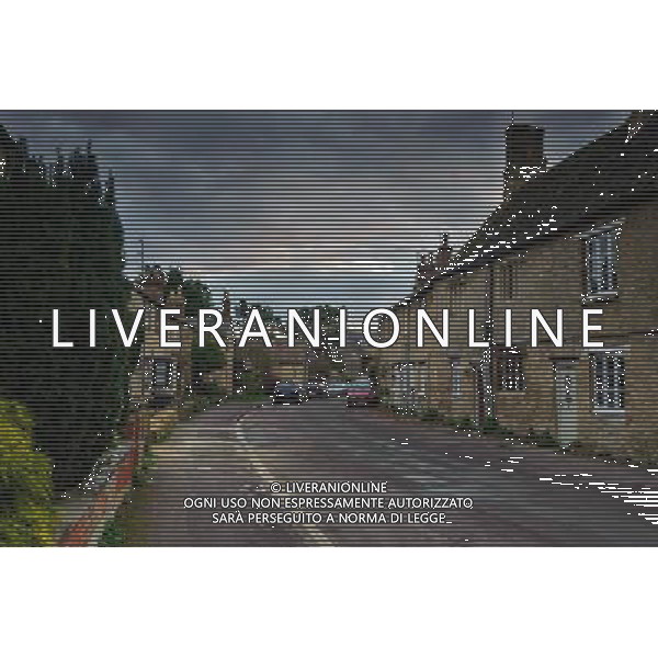 The village of Bampton which is used as the fictional vilage of Downton. Modern cars reveal that this well preserved village exists in the 21st century Downton Abbey open day ©Photoshot/Ag. Aldo Liverani s.a.s.-Only Italy-Editorial Use Only