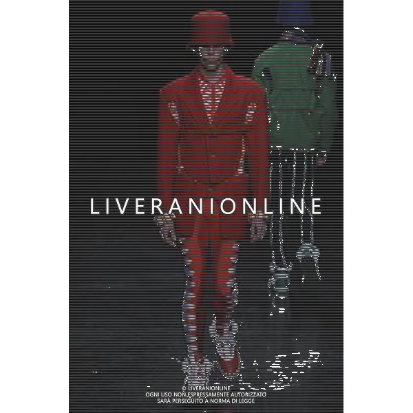 Walter van Beirondonck Autumn Winter 2014 Paris Fashion Week Ready to Wear Menswear Â©Photoshot/Ag. Aldo Liverani s.a.s.-Only Italy-Editorial Use Only