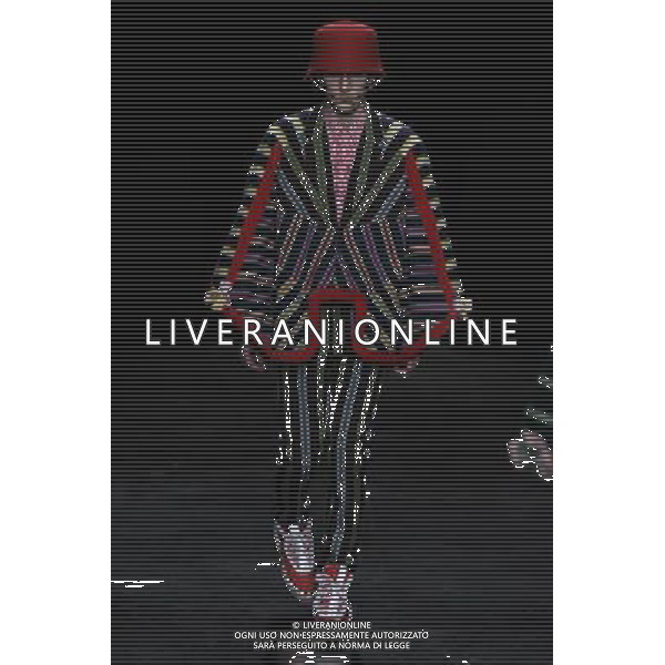 Walter van Beirondonck Autumn Winter 2014 Paris Fashion Week Ready to Wear Menswear Â©Photoshot/Ag. Aldo Liverani s.a.s.-Only Italy-Editorial Use Only