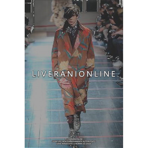 Yohji Yamamoto Autumn Winter 2014 Paris Fashion Week Ready to Wear Menswear Â©Photoshot/Ag. Aldo Liverani s.a.s.-Only Italy-Editorial Use Only