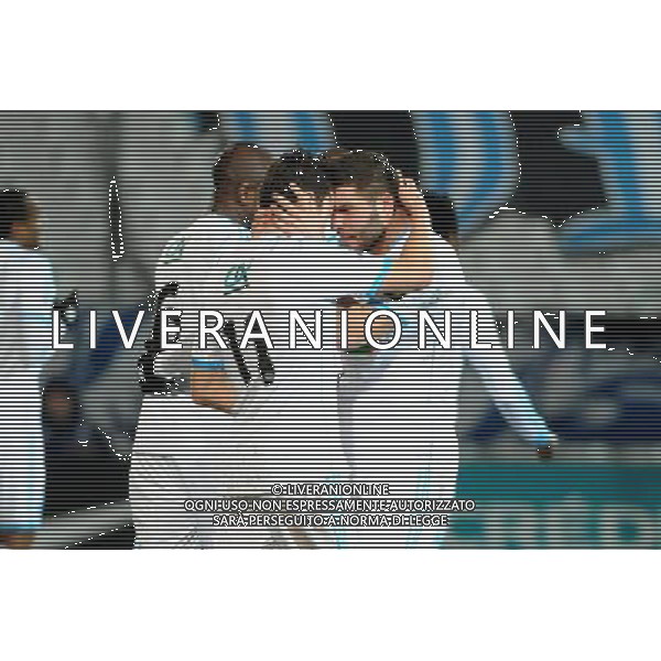 Florian THAUVIN / Andre Pierre GIGNAC - 21.01.2014 - Marseille / Nice - Coupe de France 2013/2014 Photo : Gaston Petrelli / Icon Sport AG ALDO LIVERANI SAS ONLY ITALY