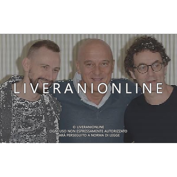 photocall film \'la gente che sta bene\' Francesco Patierno regista,Federico Baccomo Duchesne autore libro,Claudio Bisio, /Ag. Aldo Liverani s.a.s.