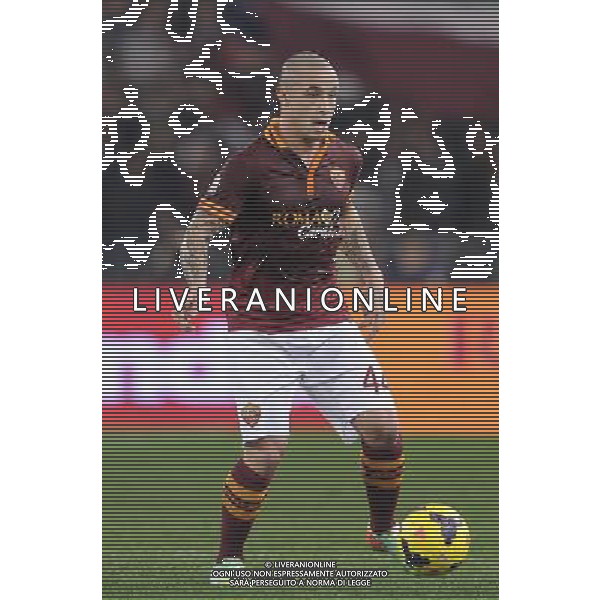 Roma - 21/01/2014 - Stadio Olimpico - TIM CUP 2013-2014 - Quarti di finale - Roma vs Juventus - nella foto: Radja Nainggolan / Ph. Fabrizio Corradetti - Ag. Aldo Liverani sas