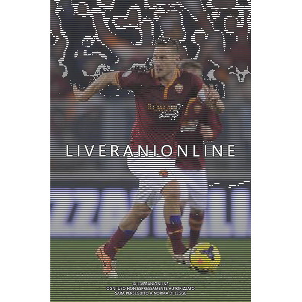 Roma - 21/01/2014 - Stadio Olimpico - TIM CUP 2013-2014 - Quarti di finale - Roma vs Juventus - nella foto: Francesco Totti / Ph. Fabrizio Corradetti - Ag. Aldo Liverani sas