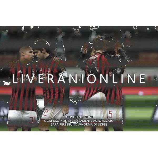 Milano 22-01-2014 TIM Cup - Coppa Italia quarti di finale Stadio Giuseppe Meazza - San Siro Milan - Udinese nella foto Balotelli segna 1 a 0 Milan foto Roberto Garavaglia - ag. Aldo Liverani sas
