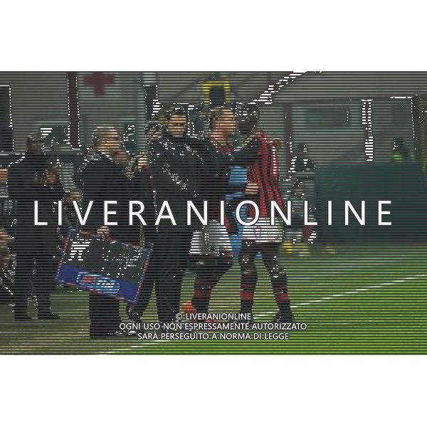 Milano 22-01-2014 TIM Cup - Coppa Italia quarti di finale Stadio Giuseppe Meazza - San Siro Milan - Udinese nella foto cambio Mexes per Zapata foto Roberto Garavaglia - ag. Aldo Liverani sas