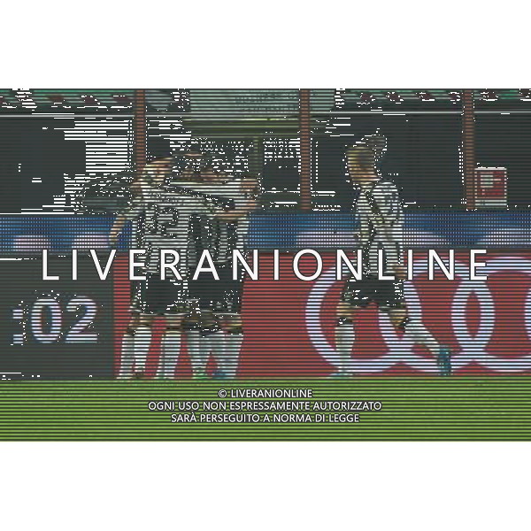 Milano 22-01-2014 TIM Cup - Coppa Italia quarti di finale Stadio Giuseppe Meazza - San Siro Milan - Udinese nella foto Muriel segna 1 a 1 foto Roberto Garavaglia - ag. Aldo Liverani sas