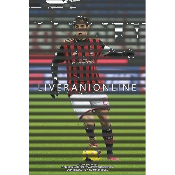 Milano 22-01-2014 TIM Cup - Coppa Italia quarti di finale Stadio Giuseppe Meazza - San Siro Milan - Udinese nella foto Kaka\' foto Roberto Garavaglia - ag. Aldo Liverani sas