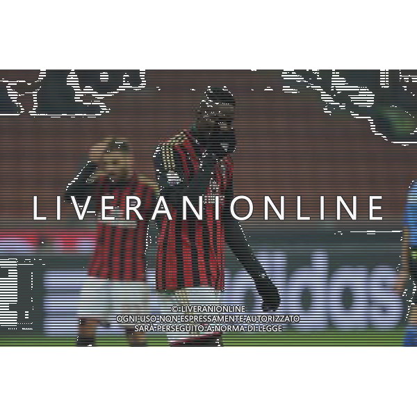 Milano 22-01-2014 TIM Cup - Coppa Italia quarti di finale Stadio Giuseppe Meazza - San Siro Milan - Udinese nella foto Balotelli foto Roberto Garavaglia - ag. Aldo Liverani sas