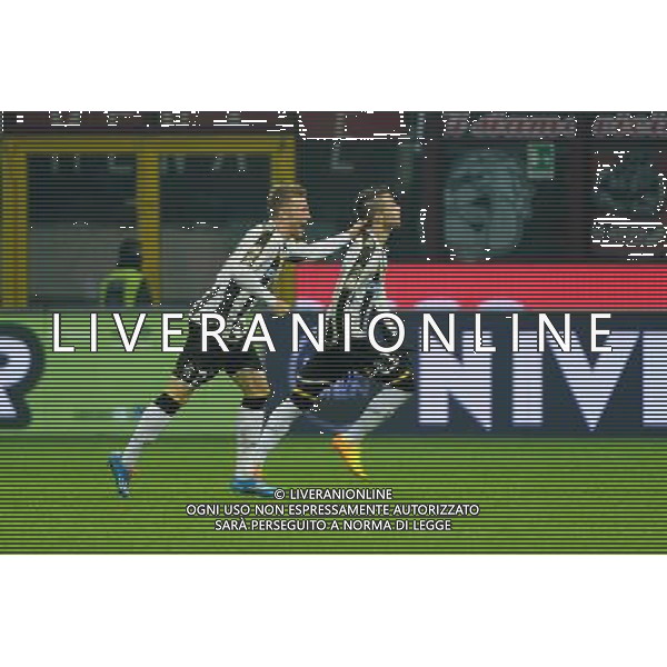Milano 22-01-2014 TIM Cup - Coppa Italia quarti di finale Stadio Giuseppe Meazza - San Siro Milan - Udinese nella foto Lopez segna 2 a 1 Udinese foto Roberto Garavaglia - ag. Aldo Liverani sas