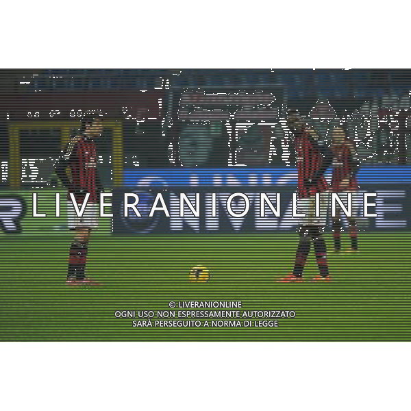 Milano 22-01-2014 TIM Cup - Coppa Italia quarti di finale Stadio Giuseppe Meazza - San Siro Milan - Udinese nella foto delusione Milan foto Roberto Garavaglia - ag. Aldo Liverani sas