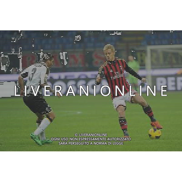 Milano 22-01-2014 TIM Cup - Coppa Italia quarti di finale Stadio Giuseppe Meazza - San Siro Milan - Udinese nella foto Honda foto Roberto Garavaglia - ag. Aldo Liverani sas