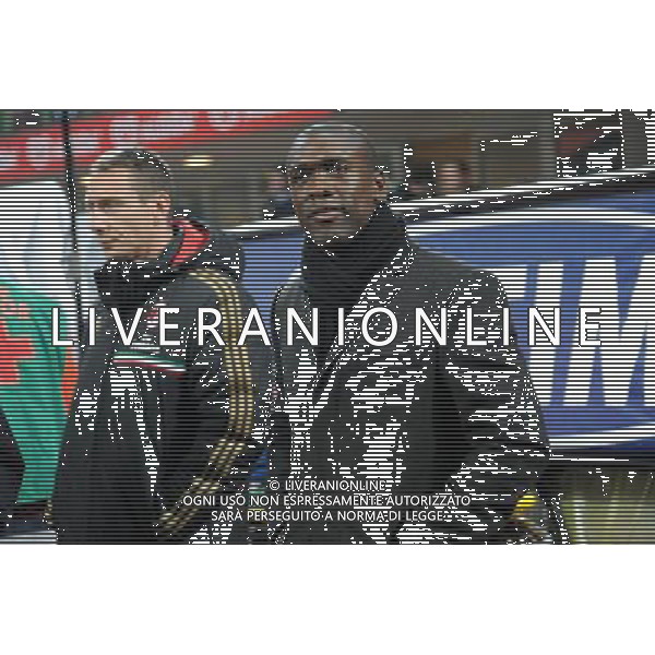 Milano 22-01-2014 TIM Cup - Coppa Italia quarti di finale Stadio Giuseppe Meazza - San Siro Milan - Udinese nella foto Clarence Seedorf allenatore del Milan foto Roberto Garavaglia - ag. Aldo Liverani sas
