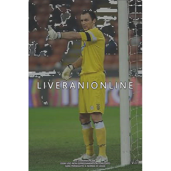 Milano 22-01-2014 TIM Cup - Coppa Italia quarti di finale Stadio Giuseppe Meazza - San Siro Milan - Udinese nella foto Zeljko Brkic (Udinese) foto Roberto Garavaglia - ag. Aldo Liverani sas