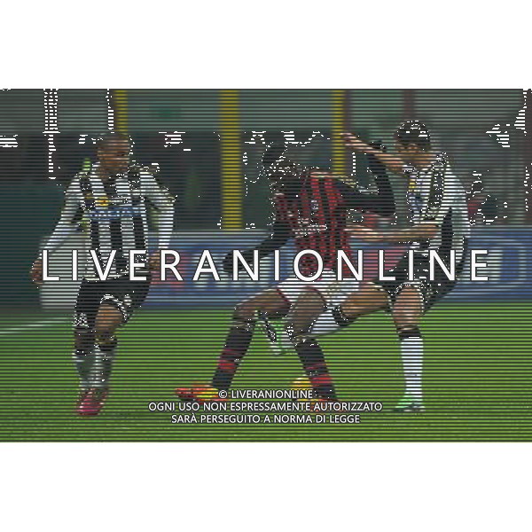 Milano 22-01-2014 TIM Cup - Coppa Italia quarti di finale Stadio Giuseppe Meazza - San Siro Milan - Udinese nella foto Mario Balotelli (Milan) foto Roberto Garavaglia - ag. Aldo Liverani sas