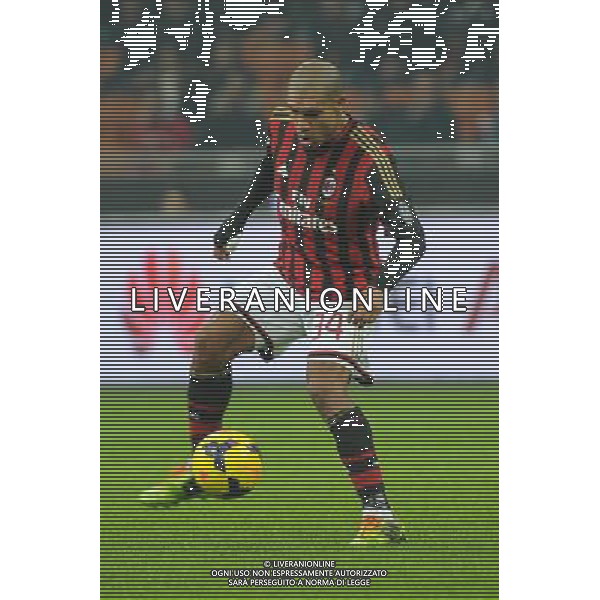 Milano 22-01-2014 TIM Cup - Coppa Italia quarti di finale Stadio Giuseppe Meazza - San Siro Milan - Udinese nella foto Nigel De Jong (Milan) foto Roberto Garavaglia - ag. Aldo Liverani sas