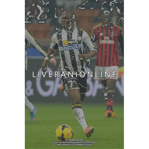 Milano 22-01-2014 TIM Cup - Coppa Italia quarti di finale Stadio Giuseppe Meazza - San Siro Milan - Udinese nella foto Emmanuel Badu (Udinese) foto Roberto Garavaglia - ag. Aldo Liverani sas