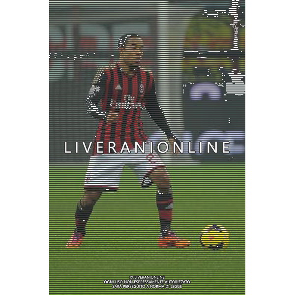 Milano 22-01-2014 TIM Cup - Coppa Italia quarti di finale Stadio Giuseppe Meazza - San Siro Milan - Udinese nella foto Urby Emanuelson (Milan) foto Roberto Garavaglia - ag. Aldo Liverani sas