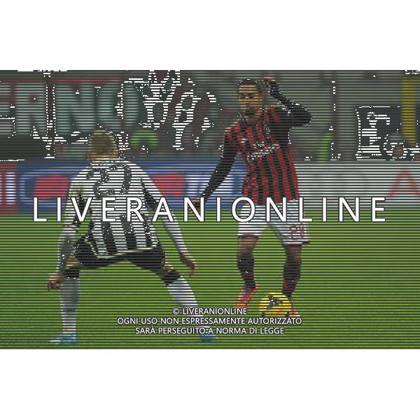 Milano 22-01-2014 TIM Cup - Coppa Italia quarti di finale Stadio Giuseppe Meazza - San Siro Milan - Udinese nella foto Urby Emanuelson (Milan) foto Roberto Garavaglia - ag. Aldo Liverani sas