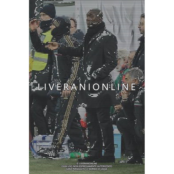 Milano 22-01-2014 TIM Cup - Coppa Italia quarti di finale Stadio Giuseppe Meazza - San Siro Milan - Udinese nella foto Clarence Seedorf allenatore del Milan foto Roberto Garavaglia - ag. Aldo Liverani sas