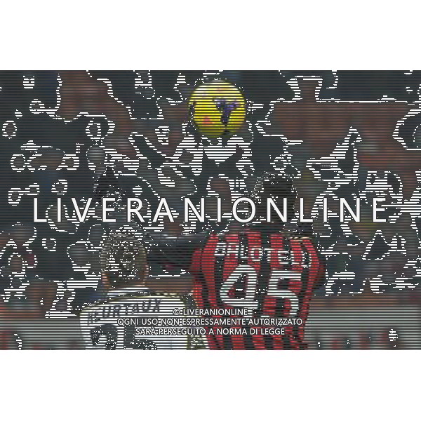 Milano 22-01-2014 TIM Cup - Coppa Italia quarti di finale Stadio Giuseppe Meazza - San Siro Milan - Udinese nella foto Mario Balotelli (Milan) foto Roberto Garavaglia - ag. Aldo Liverani sas