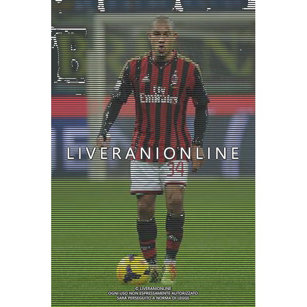 Milano 22-01-2014 TIM Cup - Coppa Italia quarti di finale Stadio Giuseppe Meazza - San Siro Milan - Udinese nella foto Nigel De Jong (Milan) foto Roberto Garavaglia - ag. Aldo Liverani sas