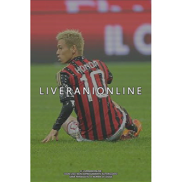 Milano 22-01-2014 TIM Cup - Coppa Italia quarti di finale Stadio Giuseppe Meazza - San Siro Milan - Udinese nella foto Keisuke Honda (Milan) foto Roberto Garavaglia - ag. Aldo Liverani sas