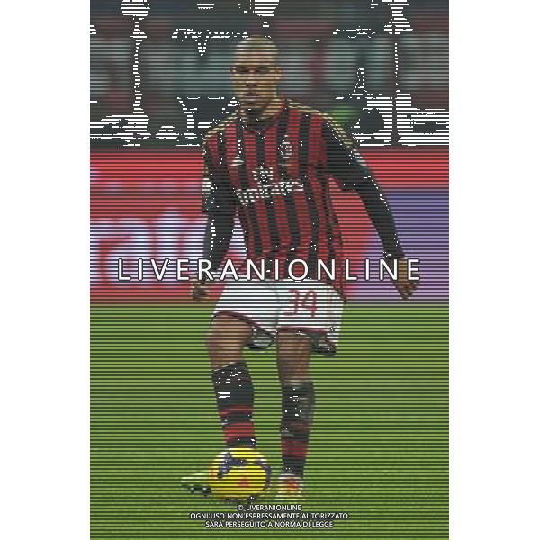 Milano 22-01-2014 TIM Cup - Coppa Italia quarti di finale Stadio Giuseppe Meazza - San Siro Milan - Udinese nella foto Nigel De Jong (Milan) foto Roberto Garavaglia - ag. Aldo Liverani sas