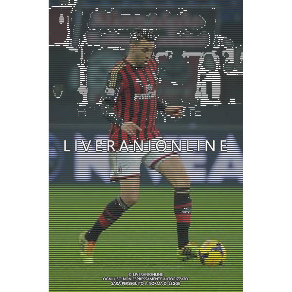 Milano 22-01-2014 TIM Cup - Coppa Italia quarti di finale Stadio Giuseppe Meazza - San Siro Milan - Udinese nella foto Adil Rami (Milan) foto Roberto Garavaglia - ag. Aldo Liverani sas