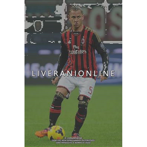 Milano 22-01-2014 TIM Cup - Coppa Italia quarti di finale Stadio Giuseppe Meazza - San Siro Milan - Udinese nella foto Philippe Mexes (Milan) foto Roberto Garavaglia - ag. Aldo Liverani sas