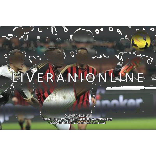 Milano 22-01-2014 TIM Cup - Coppa Italia quarti di finale Stadio Giuseppe Meazza - San Siro Milan - Udinese nella foto Mario Balotelli (Milan) foto Roberto Garavaglia - ag. Aldo Liverani sas