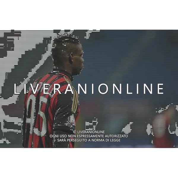 Milano 22-01-2014 TIM Cup - Coppa Italia quarti di finale Stadio Giuseppe Meazza - San Siro Milan - Udinese nella foto Mario Balotelli (Milan) foto Roberto Garavaglia - ag. Aldo Liverani sas