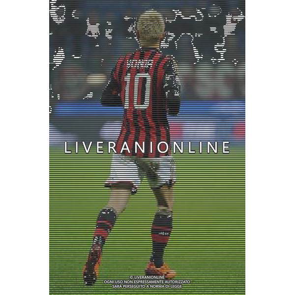 Milano 22-01-2014 TIM Cup - Coppa Italia quarti di finale Stadio Giuseppe Meazza - San Siro Milan - Udinese nella foto Keisuke Honda (Milan) foto Roberto Garavaglia - ag. Aldo Liverani sas