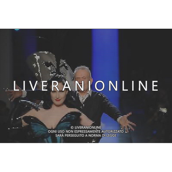Dita Von Teese and Jean Paul Gaultier (himself) walks the runway during Jean Paul Gaultier show as part of Paris Fashion Week Haute Couture Spring/Summer 2014 on January 22, 2014 in Paris, France. Â©Photoshot/Ag. Aldo Liverani s.a.s.-Only Italy-Editorial Use Only