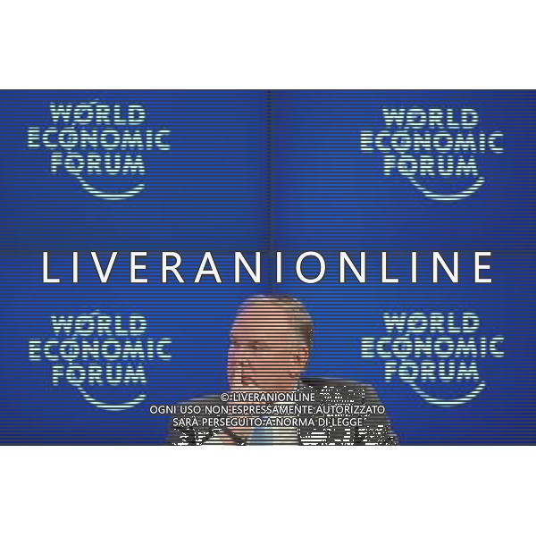 DAVOS/SWITZERLAND, 22JAN14 - Dennis Nally, Chairman, PricewaterhouseCoopers International, PwC, USA reflects during the open forum \'Doing Business the Right Way\' at the Annual Meeting 2014 of the World Economic Forum at the congress centre in Davos, January 22, 2014. WORLD ECONOMIC FORUM/swiss-image.ch/Photo Michael Buholzer Â©Photoshot/Ag. Aldo Liverani s.a.s.-Only Italy-Editorial Use Only