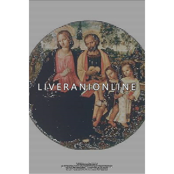 Siena nella foto: Pinacoteca Nazionale-La Sacra Famiglia-Pinturicchio Edizioni Giusti/Ag.Aldo Liverani