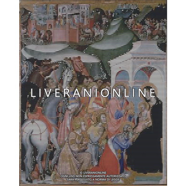 Siena nella foto: Pinacoteca Nazionale-L\'Adorazione dei Re Magi-Bartolo di Fredi Edizioni Giusti/Ag.Aldo Liverani