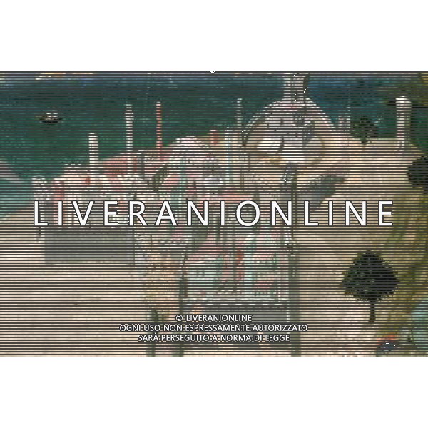 Siena nella foto: Pinacoteca Nazionale-Citta\' sul Mare-Ambrogio Lorenzetti Edizioni Giusti/ foto Lensini/Ag.Aldo Liverani