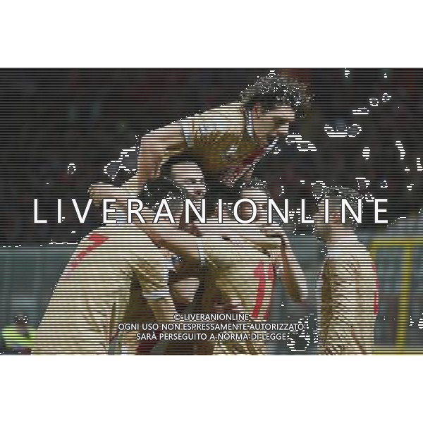PERUGIA GROSSETO LEGA PRO 24-01-2014 NELLA FOTOESULTANZA GROSSETO BOMBAGI FOTO SETTONCE-AG ALDOL IVERANI SAS