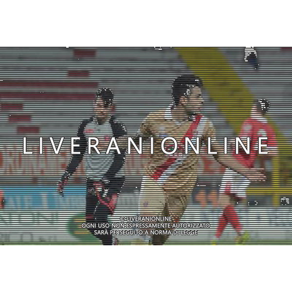 PERUGIA GROSSETO LEGA PRO 24-01-2014 NELLA FOTO ESULTANZA GROSSETO BOMBAGI FOTO SETTONCE-AG ALDOL IVERANI SAS