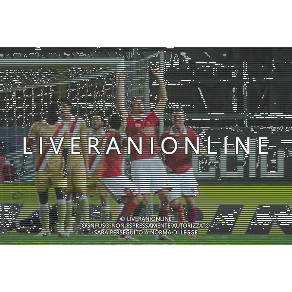 PERUGIA GROSSETO LEGA PRO 24-01-2014 NELLA FOTO ESULTANZA LEONARDO MASSONI FOTO SETTONCE-AG ALDOL IVERANI SAS