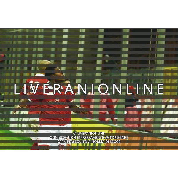 PERUGIA GROSSETO LEGA PRO 24-01-2014 NELLA FOTO HENTY ESULTA FOTO SETTONCE-AG ALDOL IVERANI SAS