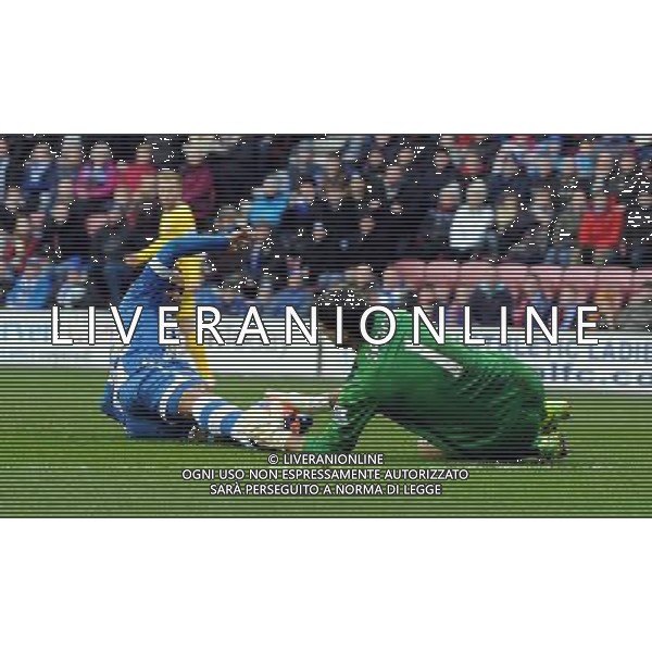 NICKY MAYNARD \' JULIAN SPERONI WIGAN ATHLETIC V CRYSTAL PALACE FC WIGAN ATHLETIC V CRYSTAL PALACE FC, THE BUDWEISER FA CUP DW STADIUM, WIGAN, ENGLAND 25 January 2014 GAT78153 THE BUDWEISER FA CUP 25/01/2014 WARNING! This Photograph May Only Be Used For Newspaper And/Or Magazine Editorial Purposes. May Not Be Used For Publications Involving 1 player, 1 Club Or 1 Competition Without Written Authorisation From Football DataCo Ltd. For Any Queries, Please Contact Football DataCo Ltd on +44 (0) 207 864 9121 AG ALDO LIVERANI SAS ONLY ITALY AG ALDO LIVERANI SAS ONLY ITALY