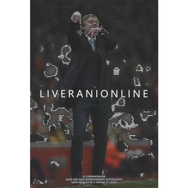 (140125) -- LONDON, Jan. 25, 2014 () -- Steven Pressley, manager of Coventry City, gives instructions during FA Cup Fourth Round match between Arsenal and Coventry City at Emirates Stadium in London, Britain on Jan. 24, 2014. Coventry City lost 0-4 . (/Wang Lili) FOR EDITORIAL USE ONLY. NOT FOR SALE FOR MARKETING OR ADVERTISING CAMPAIGNS. NO USE WITH UNAUTHORIZED AUDIO, VIDEO, DATA, FIXTURE LISTS, CLUBLEAGUE LOGOS OR LIVE SERVICES. ONLINE IN-MATCH USE LIMITED TO 45 IMAGES, NO VIDEO EMULATION. NO USE IN BETTING, GAMES OR SINGLE CLUBLEAGUEPLAYER PUBLICATIONS. AG ALDO LIVERANI SAS ONLY ITALY